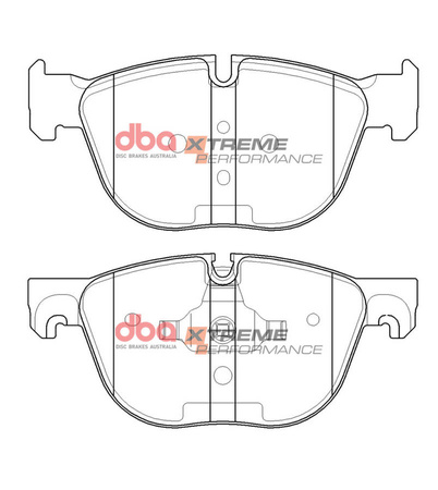 Přední brzdové destičky DBA Brake Pads Xtreme Performance - DB2006XP BMW X4 F26 X5 E70 F15 X6 E71 F16