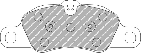 Přední brzdová destička Ferodo Racing DS2500 FCP4805H PORSCHE 718 BOXSTER 982 CAYMAN 911 991 997 Convertible Targa 981 Spyder 987 987 