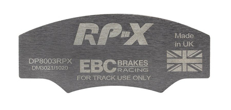 DP8003RPX - Sada závodních brzdových destiček Série RP-X Racing EBC Brakes