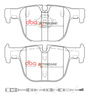Zadní brzdové destičky DBA Brake Pads Xtreme Performance - DB15126XP BMW 3 Series F30 330 335 340 ActiveHybrid F31 F34 GT xDrive F30 F31 GT F34 4 F32 Coupe 430 435 440 F33 Convertible F36 Gran F32 F33 F36