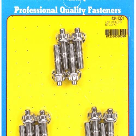 Sady čepů pro záhlaví ARP 434-1301 Chevy LS1 header stud kit Chevrolet LS Gen III IV