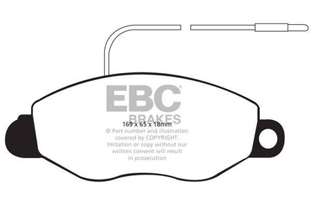 DP1570 - Sada brzdových destiček Série ULTIMAX2 EBC Brakes