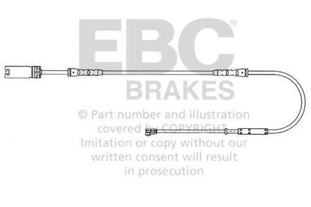 EFA136 - Snímač opotřebení brzdových destiček EBC Brakes
