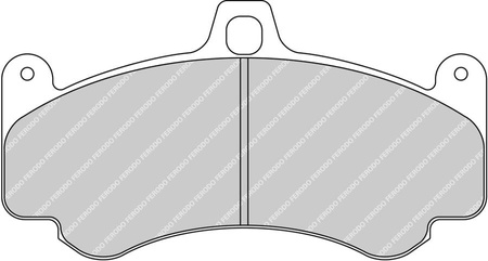 Přední brzdová destička Ferodo Racing DS1.11 FRP3096W PORSCHE 911 997 
