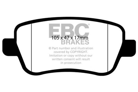DP1910 - Sada brzdových destiček Série ULTIMAX2 EBC Brakes