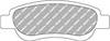 Přední brzdová destička Ferodo Racing DS2500 FCP1790H CITROEN C1 PEUGEOT 107 TOYOTA Aygo,