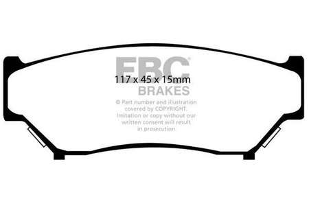 DP6979 - Sada brzdových destiček Série GREENSTUFF EBC Brakes