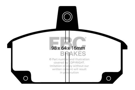 DP354 - Sada brzdových destiček Série ULTIMAX2 EBC Brakes