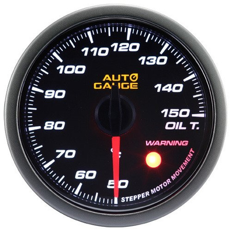 Auto Gauge Ukazatel teploty oleje - VAROVÁNÍ NA KOUŘ 60 mm