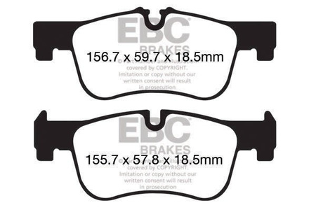 DP32155C - Sada brzdových destiček Série REDSTUFF EBC Brakes
