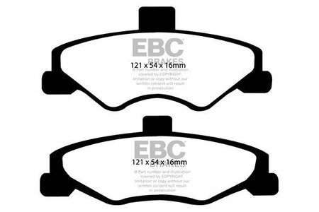 DP31323C - Sada brzdových destiček Série REDSTUFF EBC Brakes