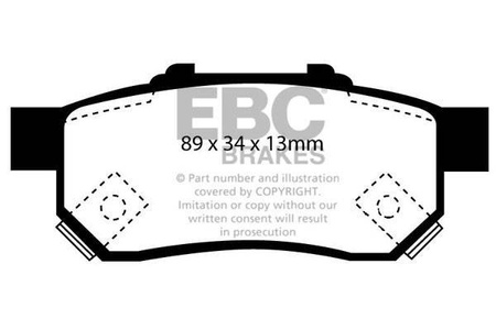 DP984/2 - Sada brzdových destiček Série ULTIMAX2 EBC Brakes