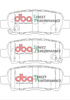 Zadní brzdové destičky DBA Brake Pads Street Performance Hawk HB370x.559 - DB1509SP INFINITI FX35 FX45 NISSAN 350Z Elgrand E51 Murano Z50 Skyline V35 V35 Stagea M35 X-Trail