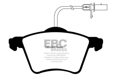 DP1286 - Sada brzdových destiček Série ULTIMAX2 EBC Brakes