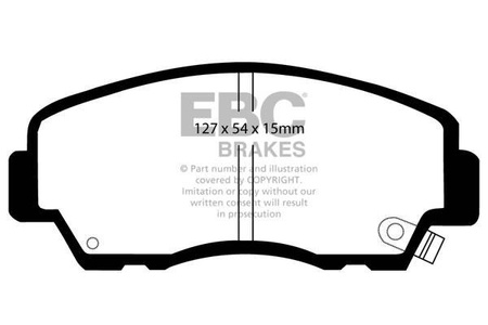 DP657 - Sada brzdových destiček Série ULTIMAX2 EBC Brakes