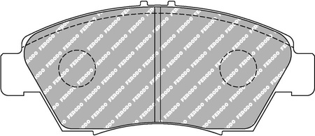 Přední brzdová destička Ferodo Racing DSUNO FCP776Z AUDI Coupe HONDA Civic Civic CRX IV V CIVIC V Coupe EJ Hatchback EG Saloon EG EH,