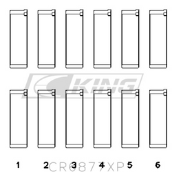 Obal ložiska ojnice King BMW S54B32 3.2L - CR6877XP0.5