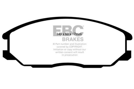 DP41332R - Sada brzdových destiček Série YELLOWSTUFF EBC Brakes