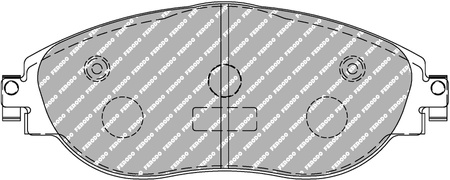 Přední brzdová destička Ferodo Racing DS3.12 FCP4425G AUDI A3 CUPRA FORMENTOR KM7 SEAT ALHAMBRA Leon SKODA Octavia SUPERB VOLKSWAGEN ARTEON CC 358 GOLF ALLTRACK VIII PASSAT SHARAN TIGUAN,