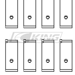 Obal ložiska ojnice King SUZUKI G13A, G13B, G13BA, G13BB - CR4605XP0.25