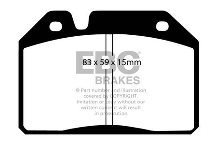 DP121 - Sada brzdových destiček Série ULTIMAX2 EBC Brakes
