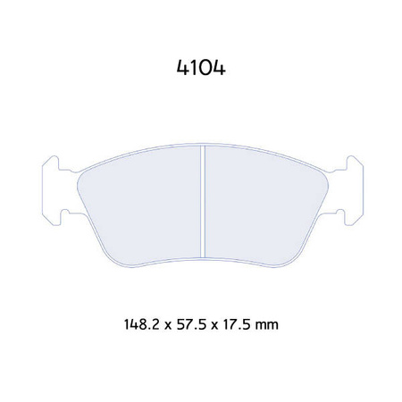 Brzdové destičky Carbone Lorraine RC8 - BMW E87 1,8-2,0 (05-)