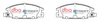 Přední brzdové destičky DBA Brake Pads Street Series Ceramic - DB1116SS HOLDEN Aust NZ ISUZU MU Rodeo Trooper OPEL Campo Frontera VAUXHALL Brava