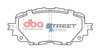 Přední brzdové destičky DBA Brake Pads Street Series Ceramic - DB2441SS FIAT 124 Spider MAZDA MX5 Mk4 ND RF
