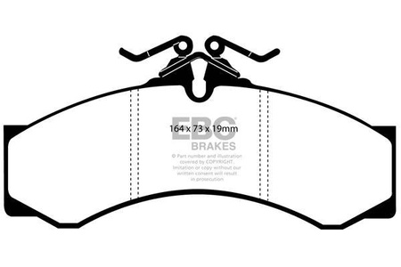 DP1054/2 - Sada brzdových destiček Série ULTIMAX2 EBC Brakes