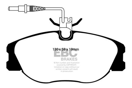DP1108 - Sada brzdových destiček Série ULTIMAX2 EBC Brakes