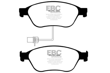 DP1535 - Sada brzdových destiček Série ULTIMAX2 EBC Brakes