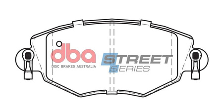 Přední brzdové destičky DBA Brake Pads Street Series Ceramic - DB1479SS FORD Mondeo Estate Mk3 Hatchback Saloon JAGUAR X Type