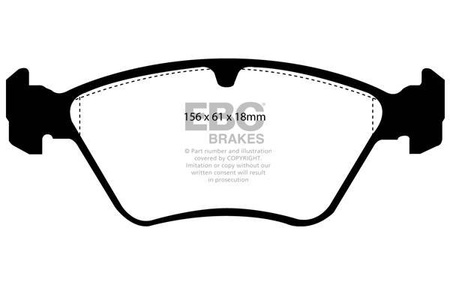 DP976 - Sada brzdových destiček Série ULTIMAX2 EBC Brakes