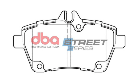 Přední brzdové destičky DBA Brake Pads Street Series Ceramic - DB2019SS MERCEDES-BENZ A-Class W169 A150 A160 A160D A170 A180 A180D A200 B-Class W245 B150 B160 B170 B180