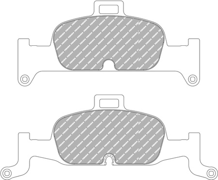 Přední brzdová destička Ferodo Racing DS2500 FCP4616H AUDI A4 Allroad B9 Avant 8W5 8WD A5 F53 F5P Convertible F57 F5E Sportback F5A F5F A6 C8 A7 Q5,