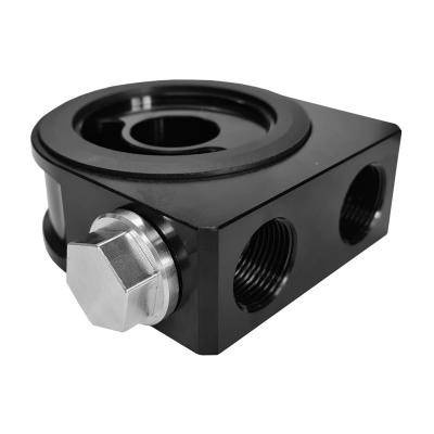 Podstavec olejového filtru s termostatem a prostorem pro čidlo