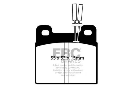 DP508 - Sada brzdových destiček Série ULTIMAX2 EBC Brakes