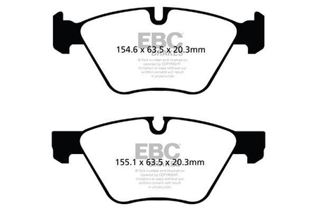 DP41493R - Sada brzdových destiček Série YELLOWSTUFF EBC Brakes