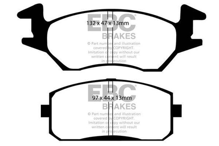 DP638 - Sada brzdových destiček Série ULTIMAX2 EBC Brakes