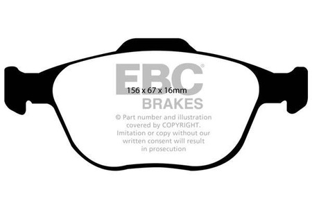 DP1444 - Sada brzdových destiček Série ULTIMAX2 EBC Brakes