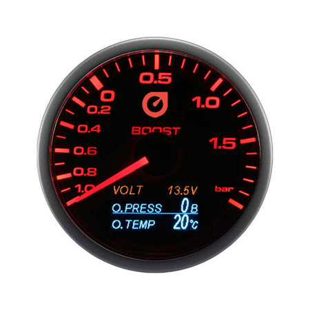 Indikátor posílení Turbo Auto Gauge 4 IN 1 60 mm