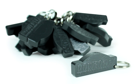RŮZNÉ PŘÍVĚSKY NA KLÍČE HERITAGE - 25 BALENÍ Polyuretanové pouzdro Powerflex Road Series Promotional Items POWERFLEX KEYRINGS KEYRING-HERITAGE