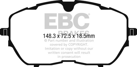 DPX2265 - Sada brzdových destiček Série ULTIMAX2 EBC Brakes