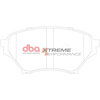 Přední brzdové destičky DBA Brake Pads Xtreme Performance Hawk HB431x.606 - DB1386XP MAZDA MX5 Mk2 NB Sport
