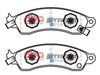Přední brzdové destičky DBA Brake Pads Street Series Ceramic - DB1353SS ASTON MARTIN V8 Coupe Volante Virage CHEVROLET Camaro 3rd Gen Corvette C4 FORD Aust NZ Mustang Generation 4th HOLDEN HSV PONTIAC Firebird