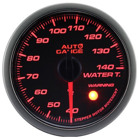 Auto Gauge Ukazatel teploty vody - KOUŘ VAROVÁNÍ 60mm