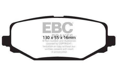 DP1889 - Sada brzdových destiček Série ULTIMAX2 EBC Brakes