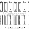 Obal hlavního ložiska King TOYOTA 2JZGE, 2JZGTE, 24V 3.0L - MB7084XPC STDX