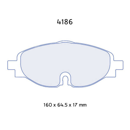 Brzdové destičky Carbone Lorraine RC5 - VW Golf 7 2.0 GTI (13-)