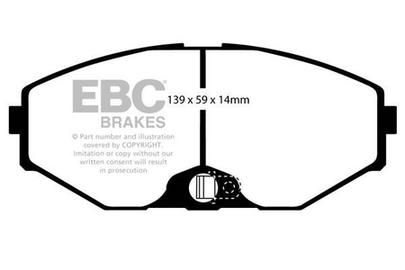 DP1471 - Sada brzdových destiček Série ULTIMAX2 EBC Brakes